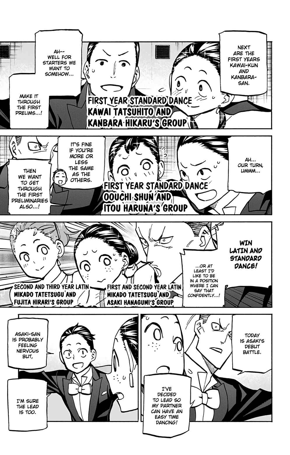 Page 15 Chapter 86 Sesuji wo Pin! to ~Shikakou Kyougi Dance-bu e Youkoso~