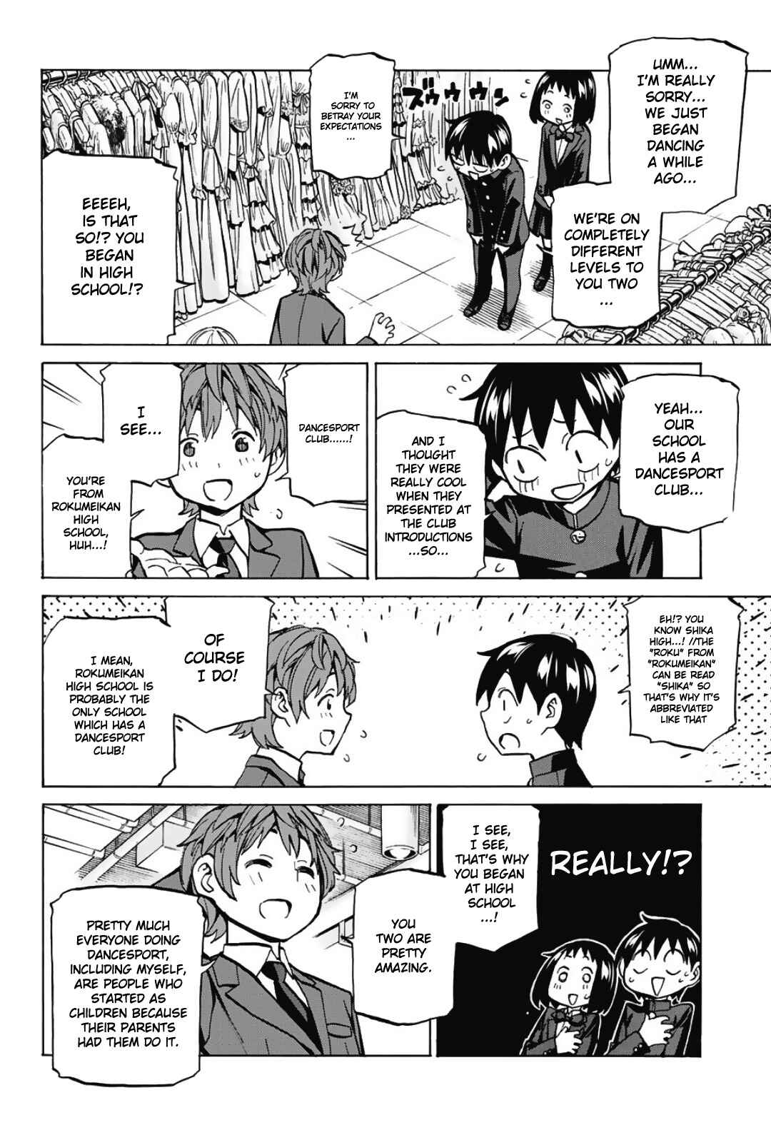 Page 12 Chapter 7 Sesuji wo Pin! to ~Shikakou Kyougi Dance-bu e Youkoso~