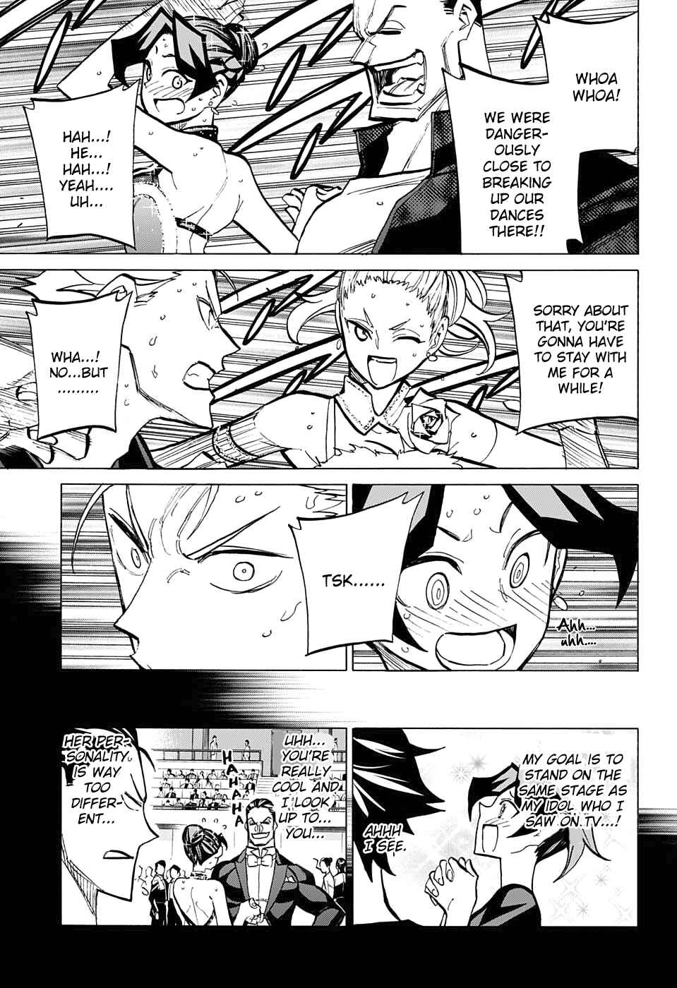 Page 11 Chapter 78 Sesuji wo Pin! to ~Shikakou Kyougi Dance-bu e Youkoso~