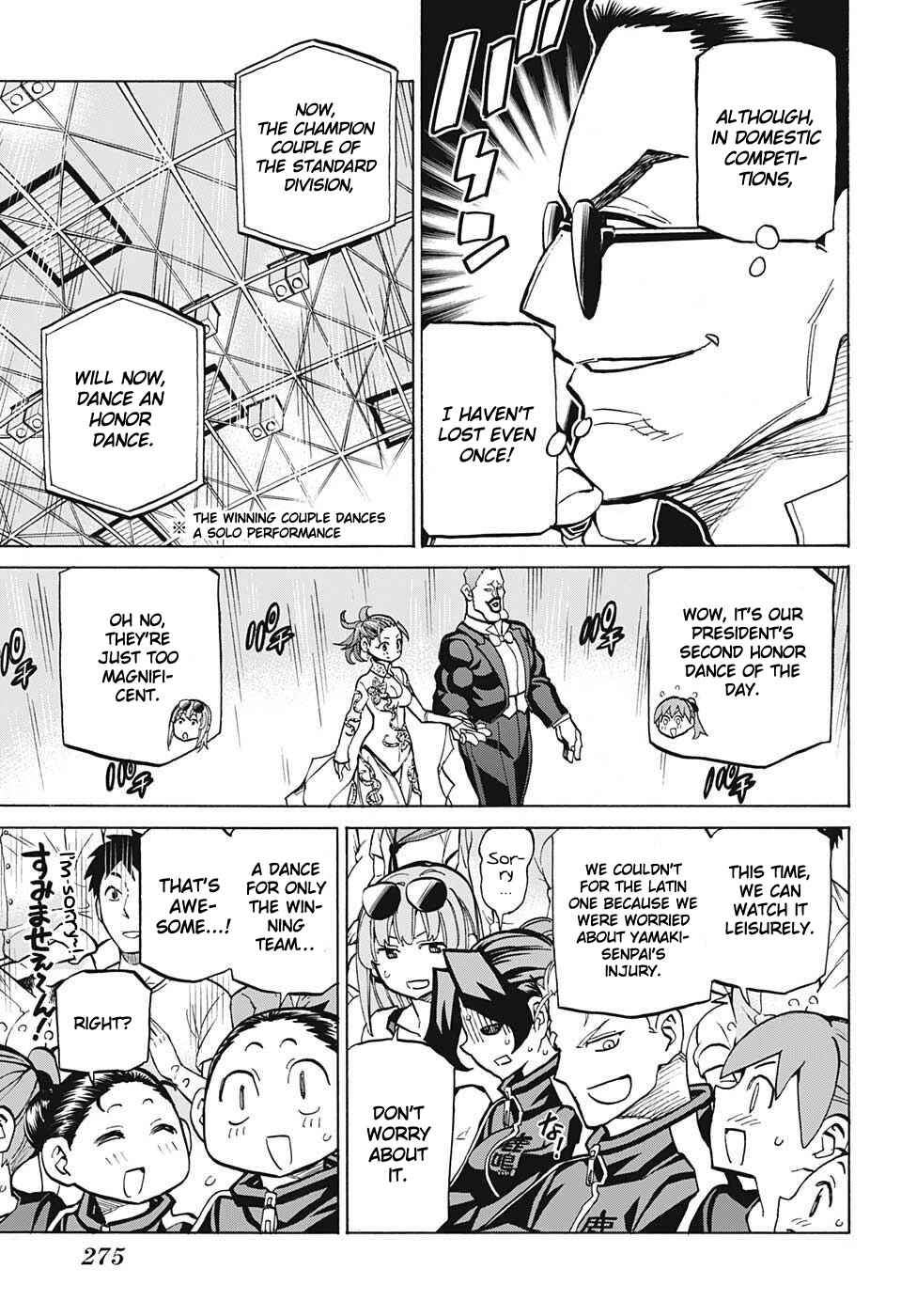 Page 8 Chapter 37 Sesuji wo Pin! to ~Shikakou Kyougi Dance-bu e Youkoso~