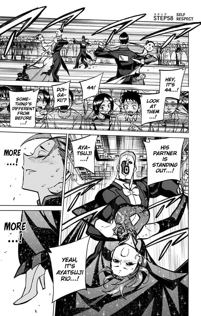 Page 1 Chapter 58 Sesuji wo Pin! to ~Shikakou Kyougi Dance-bu e Youkoso~