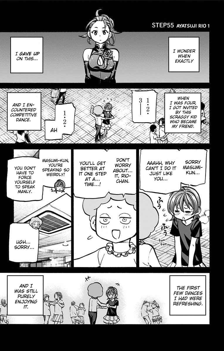Page 1 Chapter 55 Sesuji wo Pin! to ~Shikakou Kyougi Dance-bu e Youkoso~