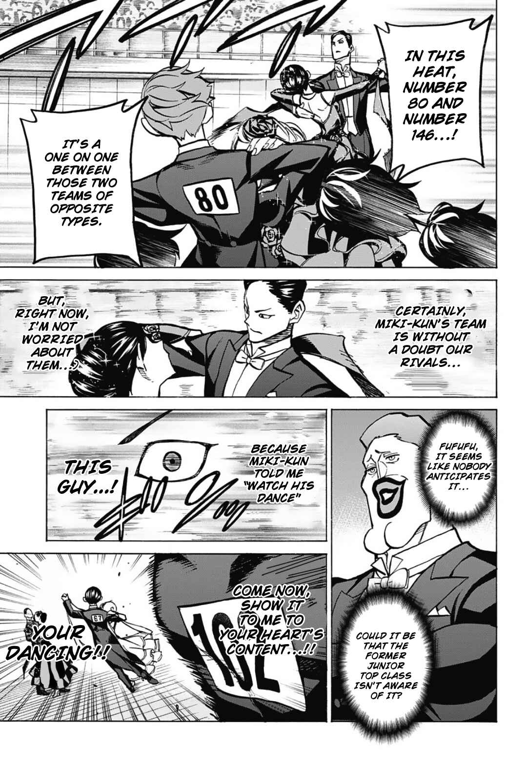 Page 8 Chapter 31 Sesuji wo Pin! to ~Shikakou Kyougi Dance-bu e Youkoso~