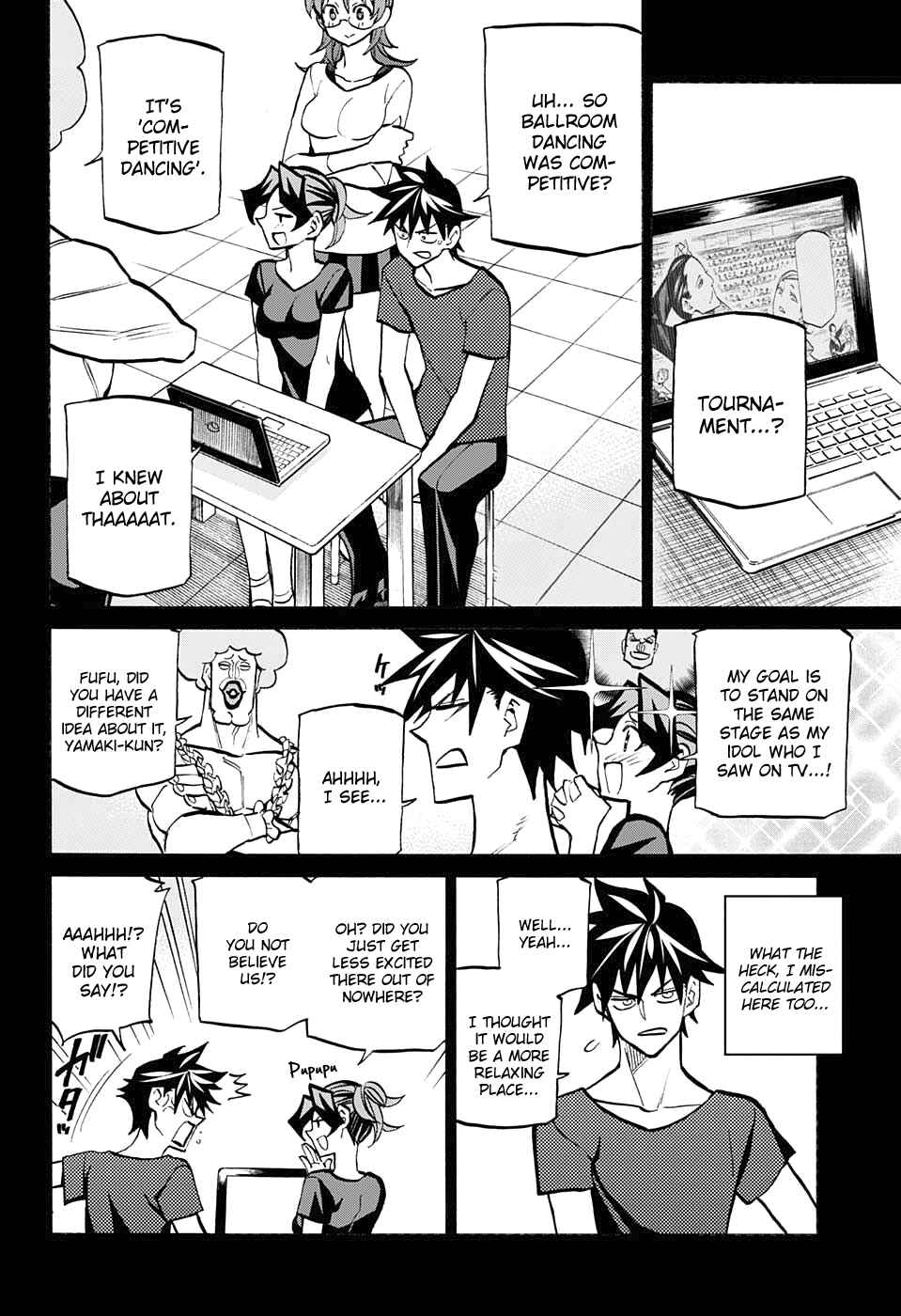 Page 8 Chapter 77 Sesuji wo Pin! to ~Shikakou Kyougi Dance-bu e Youkoso~