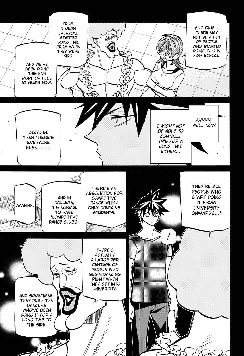 Page 9 Chapter 77 Sesuji wo Pin! to ~Shikakou Kyougi Dance-bu e Youkoso~