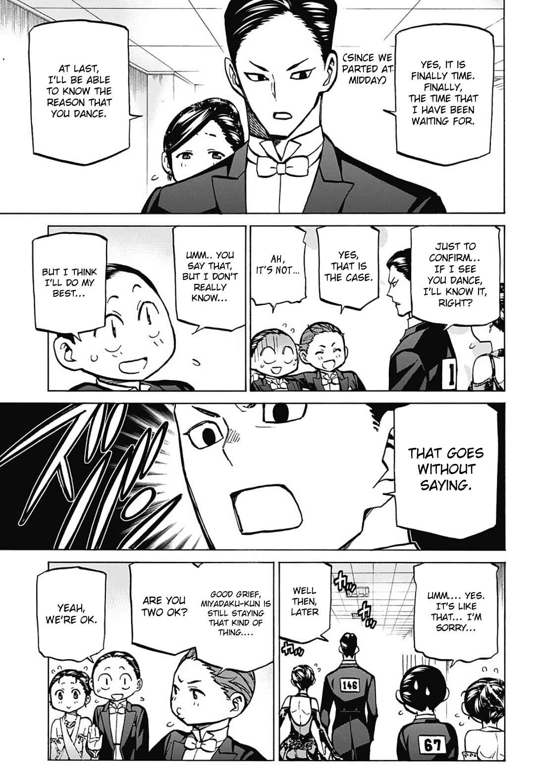 Page 3 Chapter 30 Sesuji wo Pin! to ~Shikakou Kyougi Dance-bu e Youkoso~