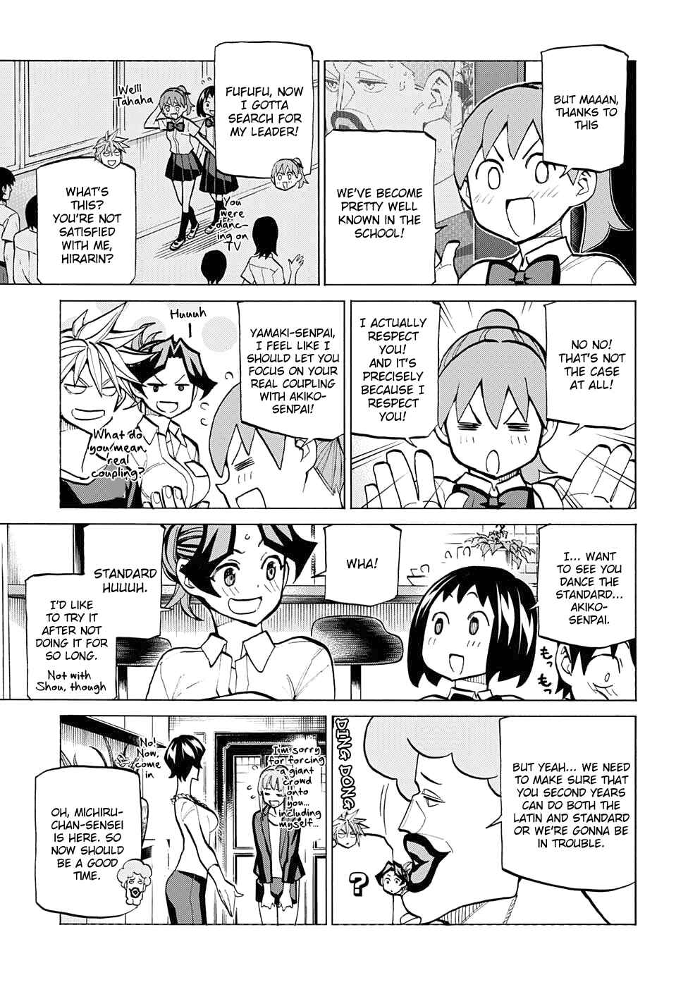 Page 4 Chapter 82 Sesuji wo Pin! to ~Shikakou Kyougi Dance-bu e Youkoso~