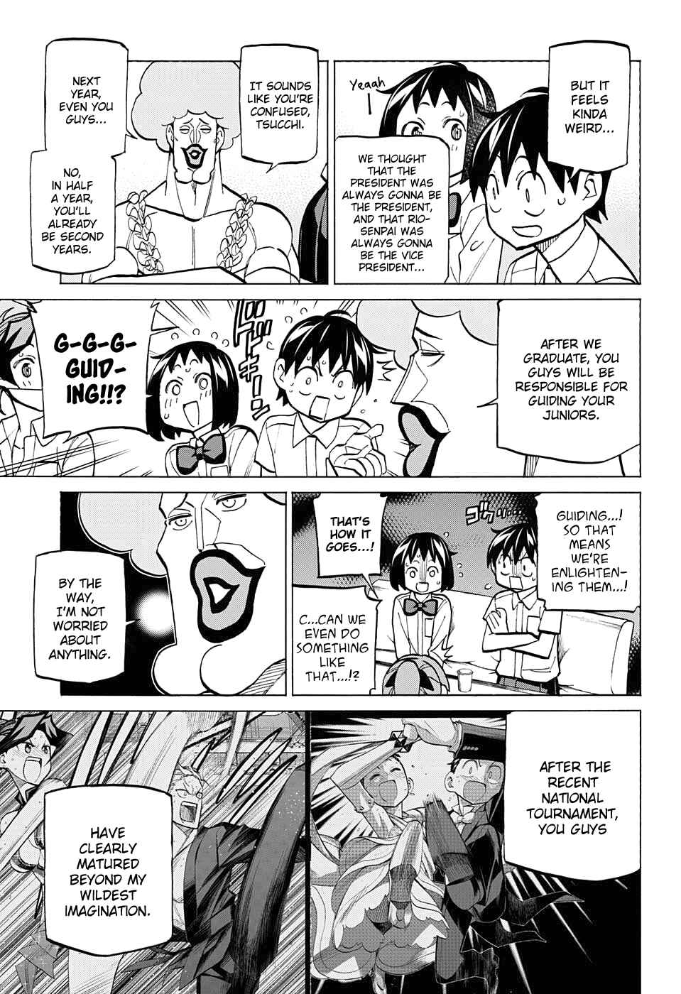 Page 8 Chapter 82 Sesuji wo Pin! to ~Shikakou Kyougi Dance-bu e Youkoso~