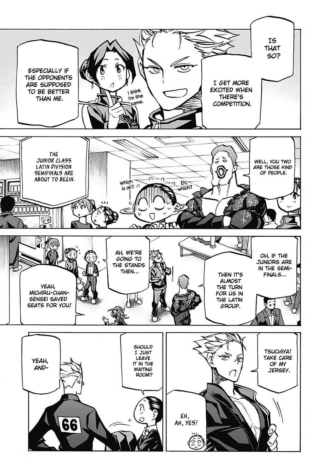 Page 5 Chapter 25 Sesuji wo Pin! to ~Shikakou Kyougi Dance-bu e Youkoso~