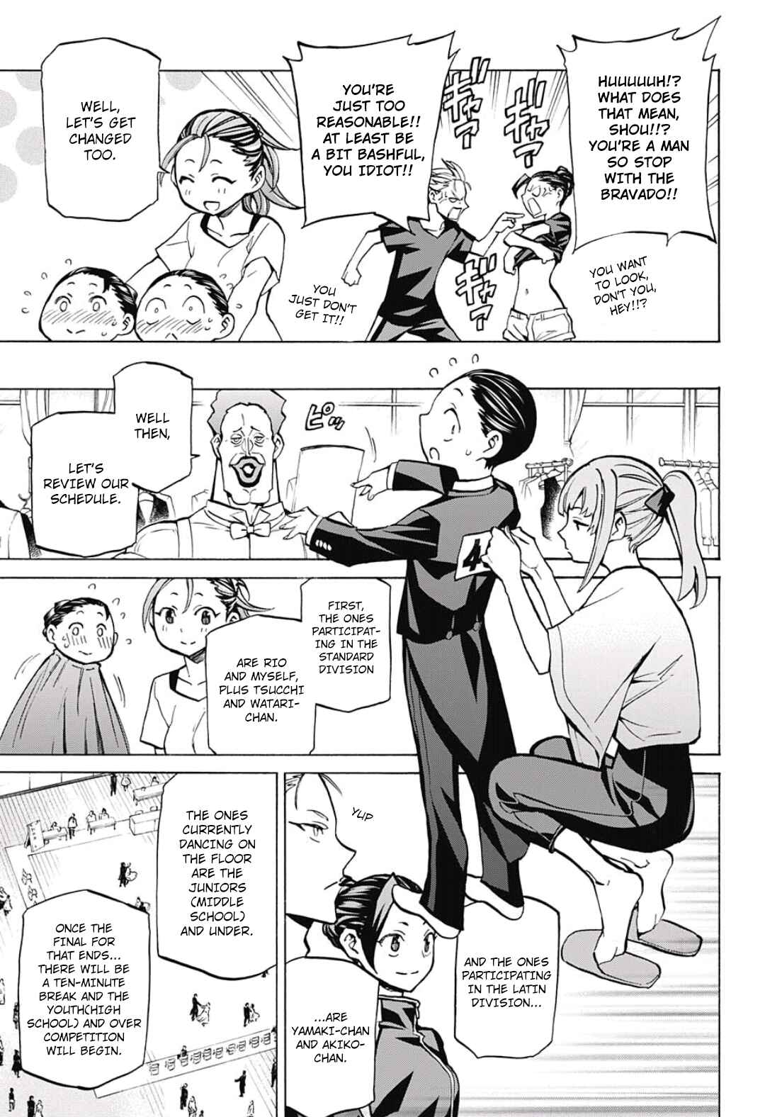 Page 11 Chapter 10 Sesuji wo Pin! to ~Shikakou Kyougi Dance-bu e Youkoso~