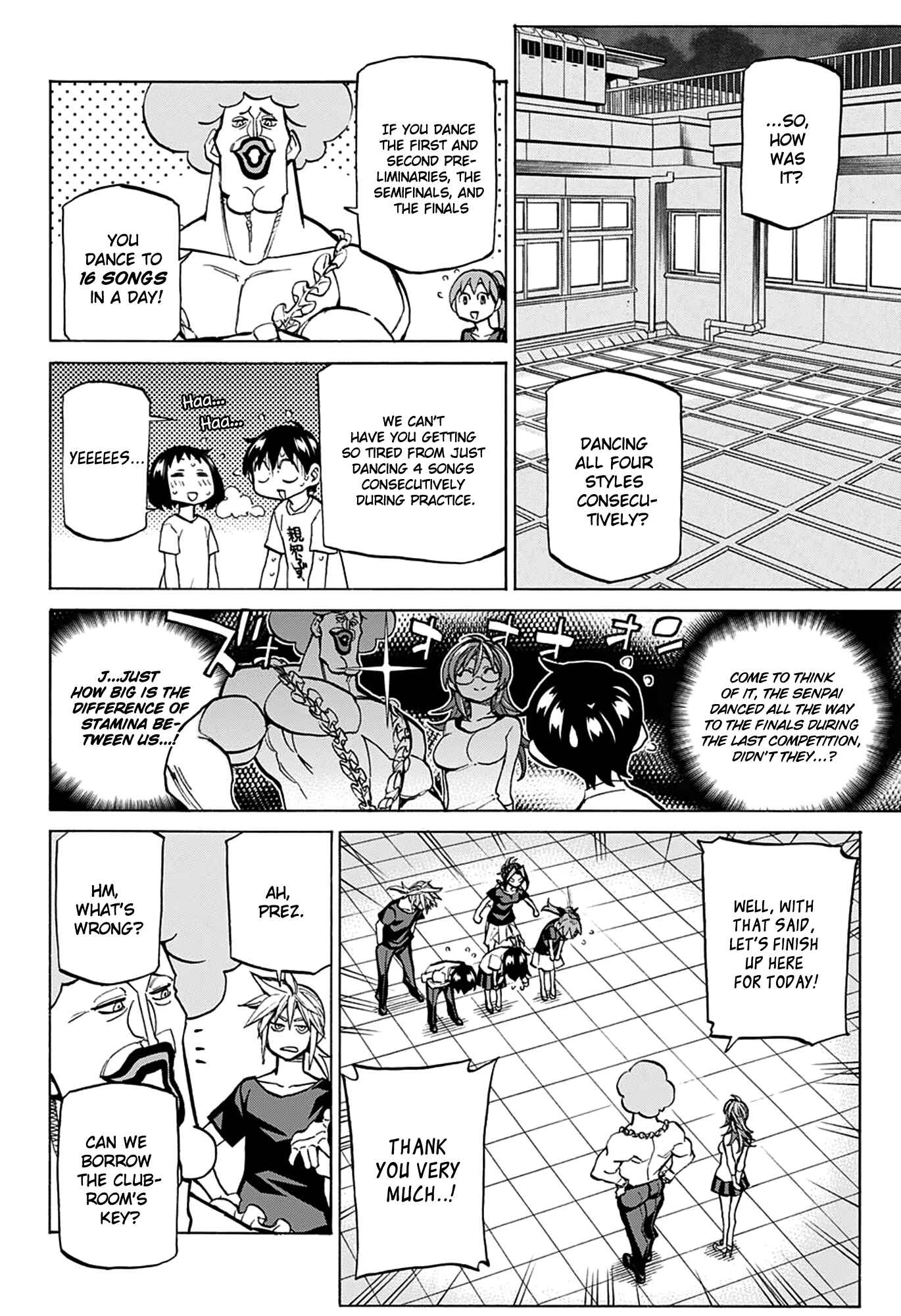 Page 8 Chapter 23 Sesuji wo Pin! to ~Shikakou Kyougi Dance-bu e Youkoso~