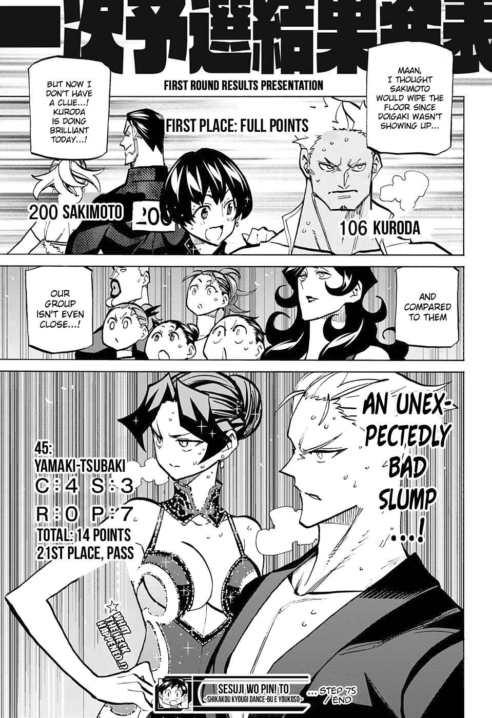 Page 18 Chapter 75 Sesuji wo Pin! to ~Shikakou Kyougi Dance-bu e Youkoso~