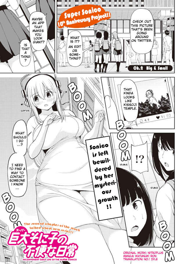 Page 1 Chapter 2 Inconvenient Daily Life of the Super Sonico!!!