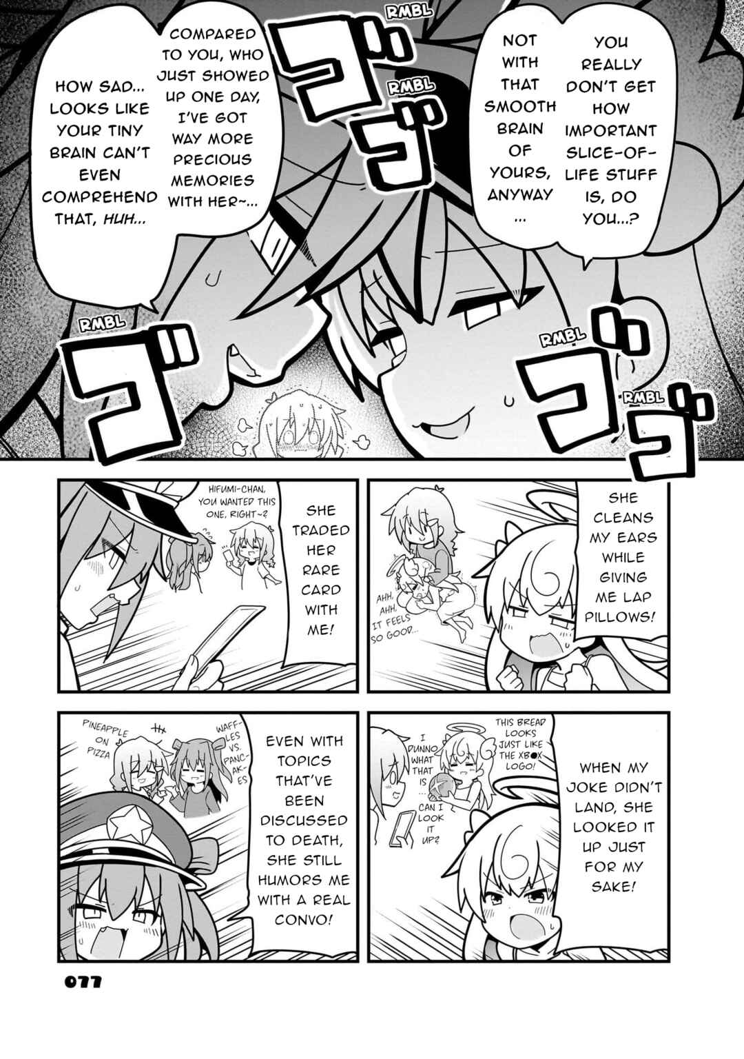 Page 13 Chapter 3 Mesugaki ga Watashi wo Wakarase ni Kuru no de Shouri no Mesugaki no Chikara wo Karite Kocchi mo Wakarase ni Ikimasu.