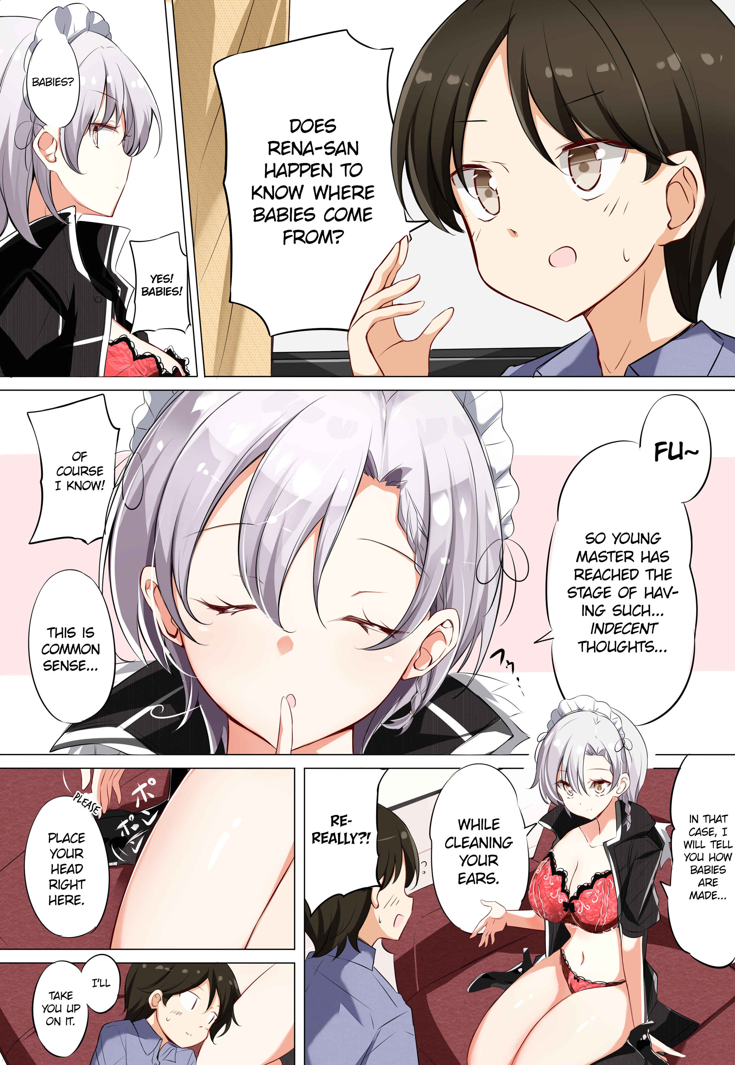Page 2 Chapter 3 Although My Maid Has H-Cups, She Isnt H at All!