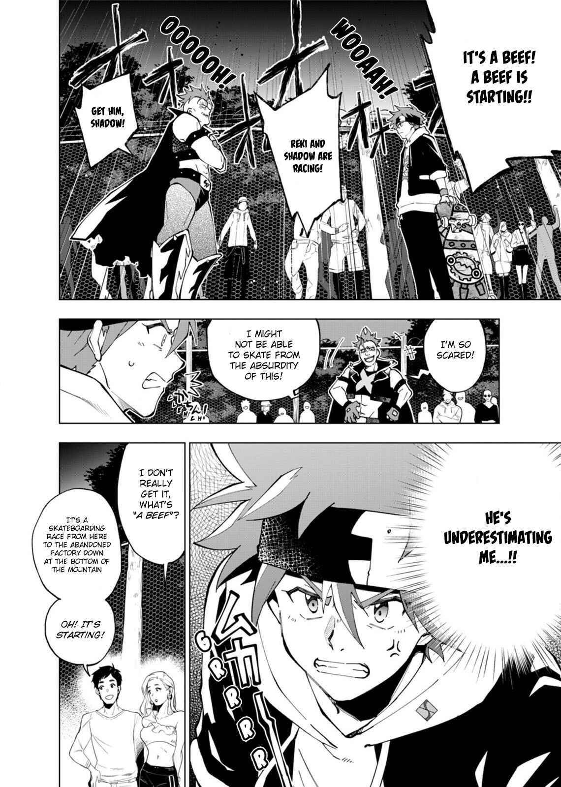 Page 4 Chapter 1 Comic SK8 the Infinity