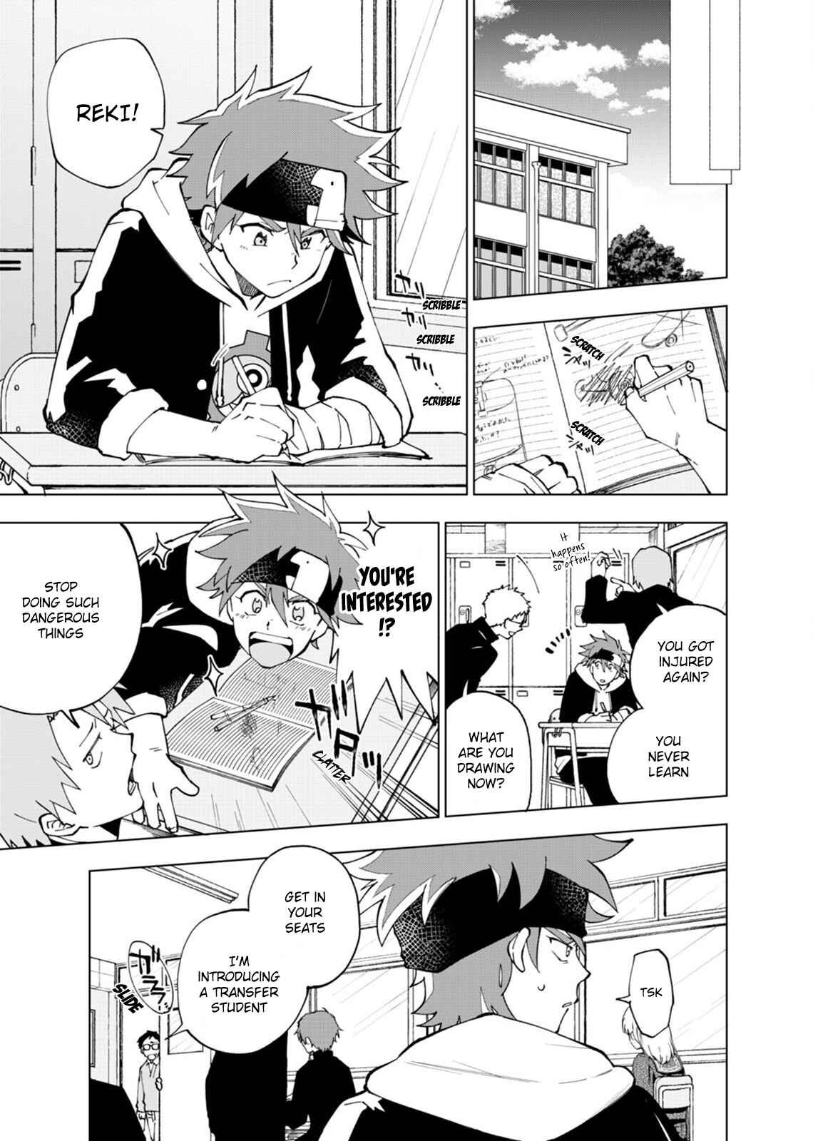 Page 7 Chapter 1 Comic SK8 the Infinity