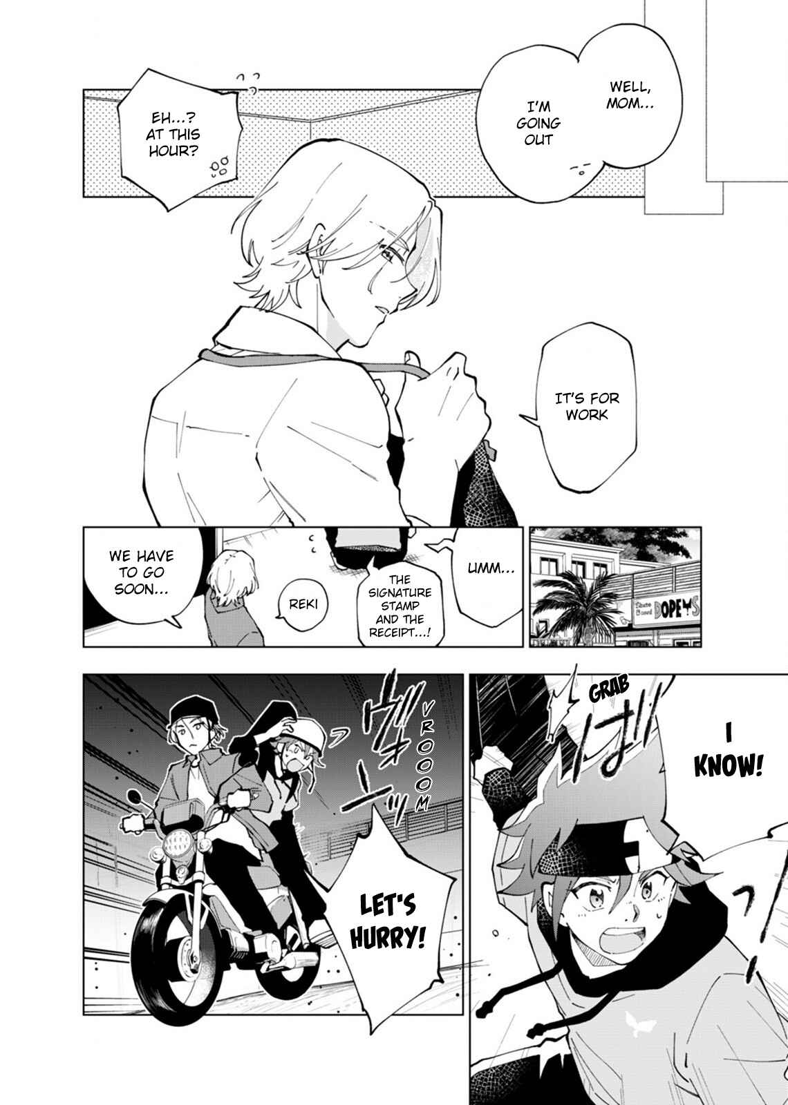 Page 12 Chapter 2 Comic SK8 the Infinity