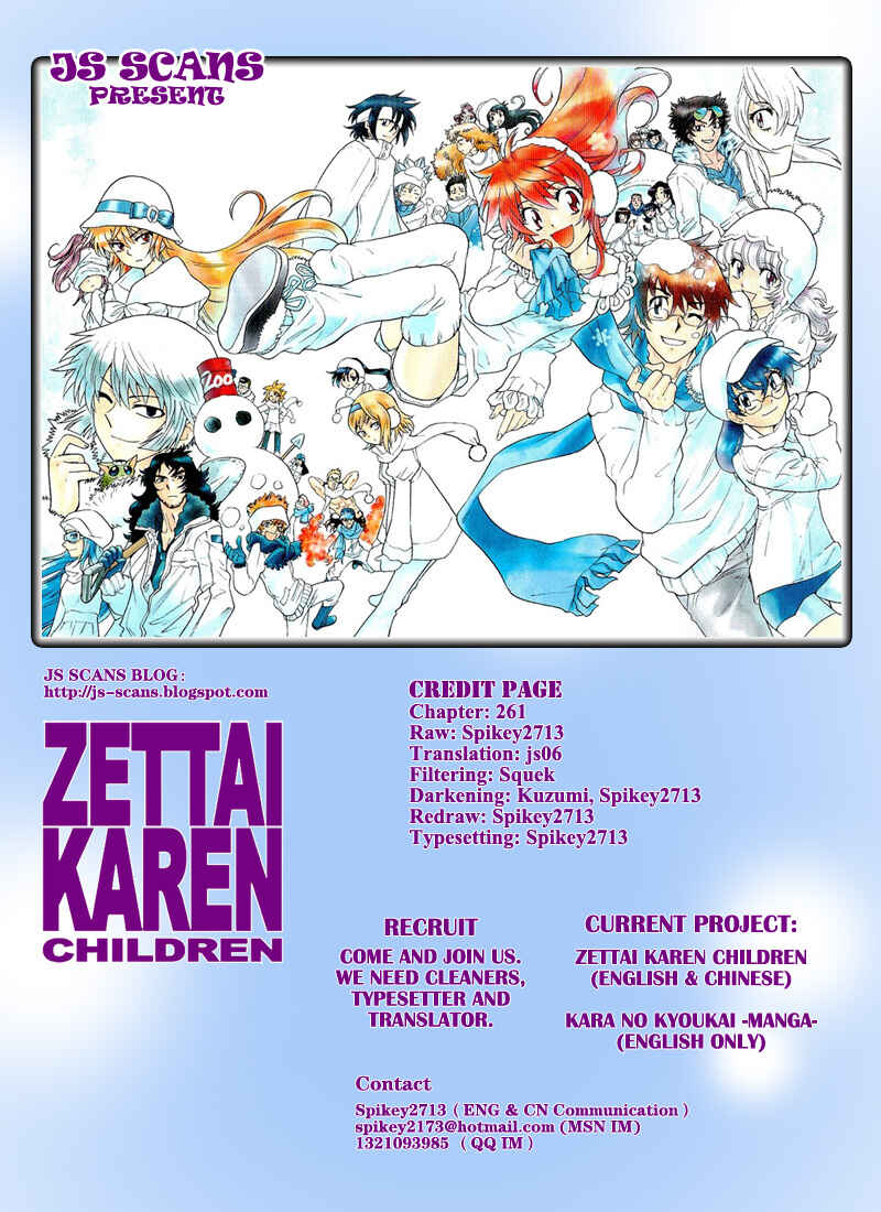Page 18 Chapter 261 Zettai Karen Children