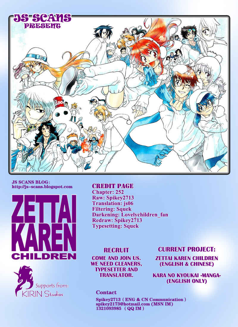 Page 19 Chapter 252 Zettai Karen Children