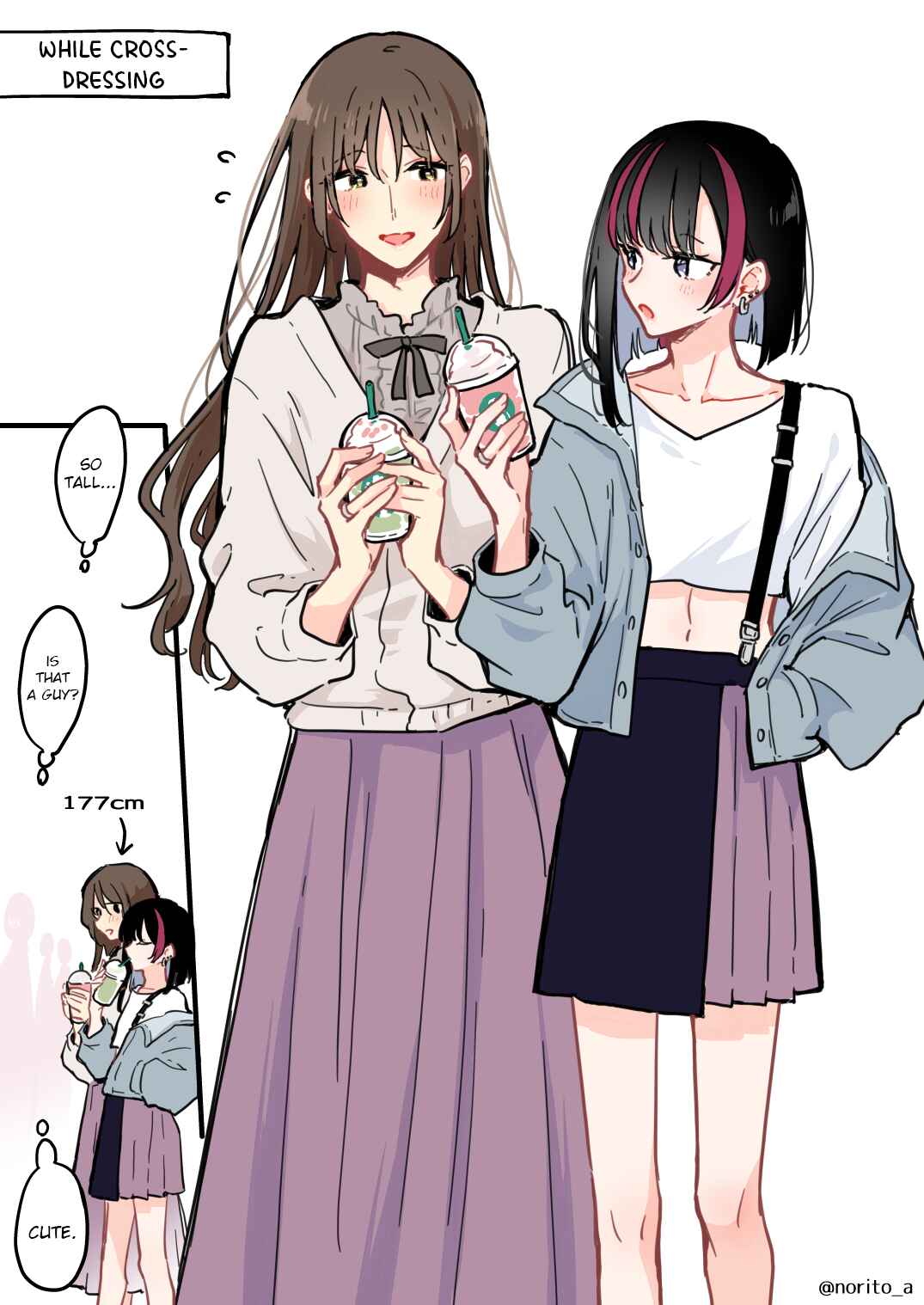 Page 1 Chapter Unknown_c5e4 Docchi mo Josou Suru Couple ♂