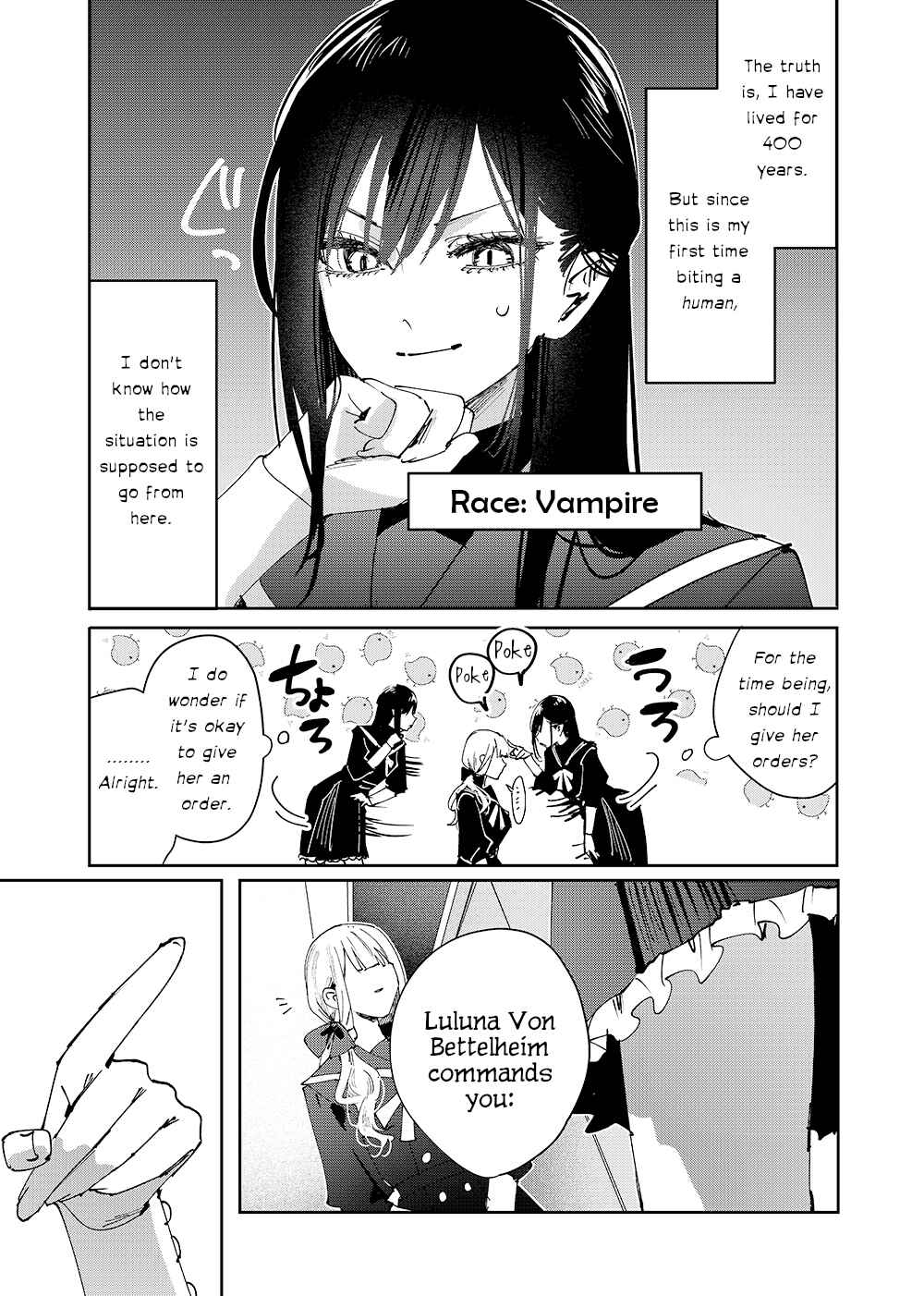 Page 4 Chapter 1 Girls × Vampire (Pre-Serialization)