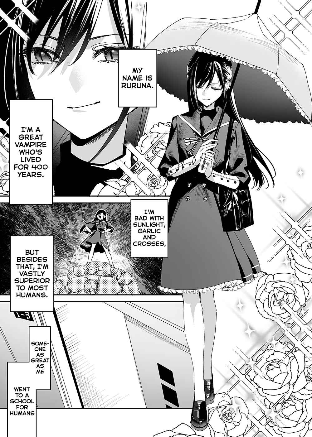Page 1 Chapter 3 Girls × Vampire (Pre-Serialization)