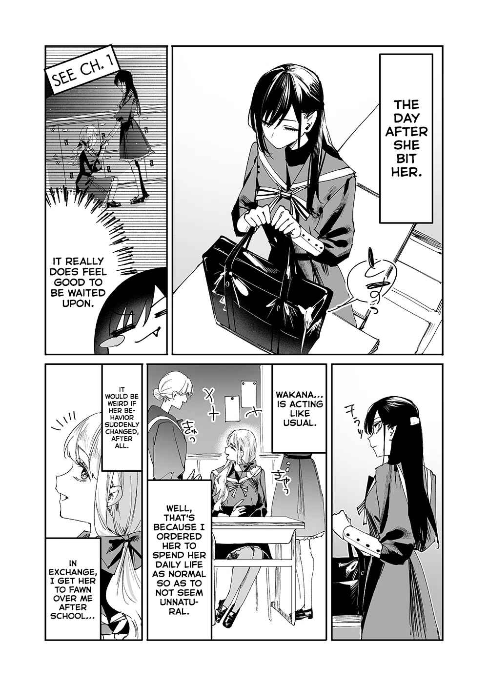 Page 4 Chapter 3 Girls × Vampire (Pre-Serialization)