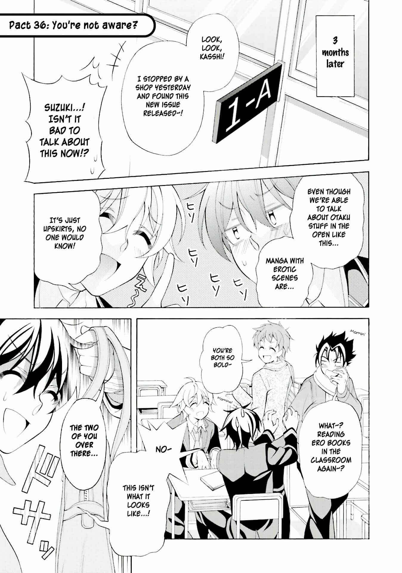 Page 1 Chapter 36 Omae o Otaku ni Shiteyaru kara, Ore o Riajuu ni Shitekure!
