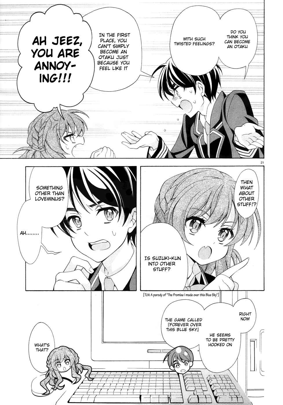Page 22 Chapter 2 Omae o Otaku ni Shiteyaru kara, Ore o Riajuu ni Shitekure!