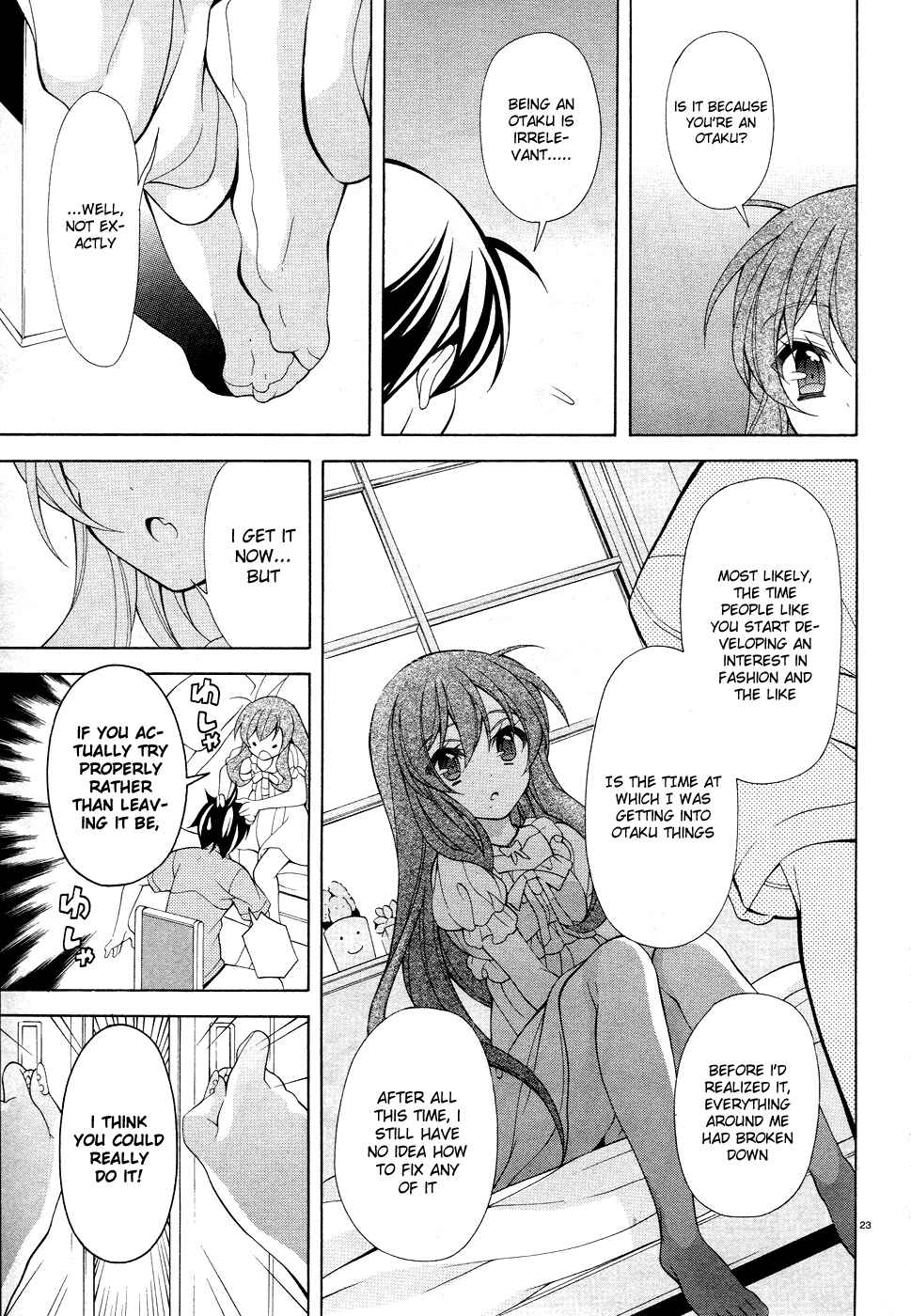 Page 24 Chapter 18 Omae o Otaku ni Shiteyaru kara, Ore o Riajuu ni Shitekure!