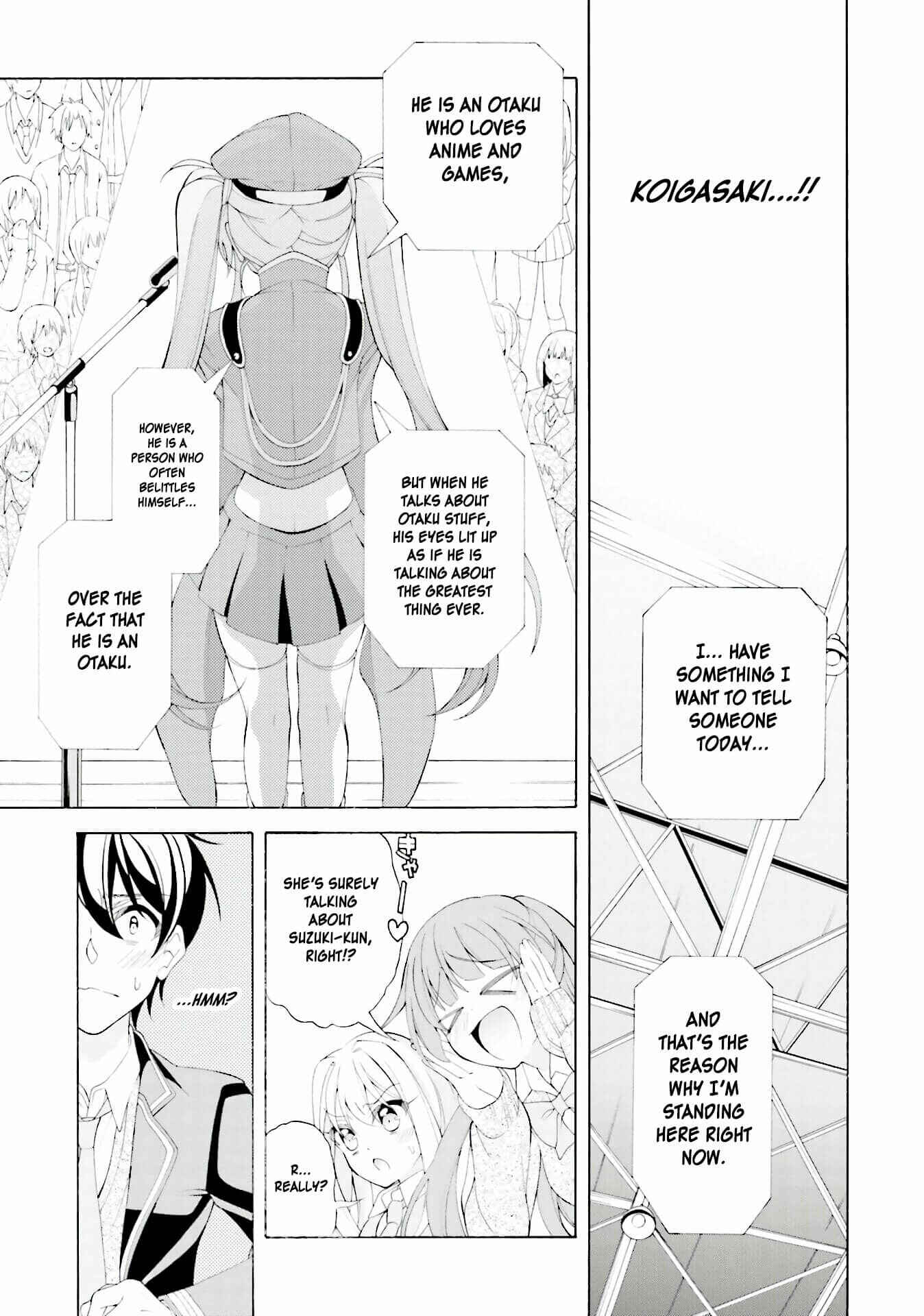 Page 15 Chapter 35 Omae o Otaku ni Shiteyaru kara, Ore o Riajuu ni Shitekure!