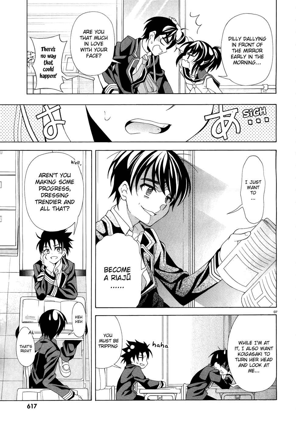 Page 7 Chapter 6 Omae o Otaku ni Shiteyaru kara, Ore o Riajuu ni Shitekure!