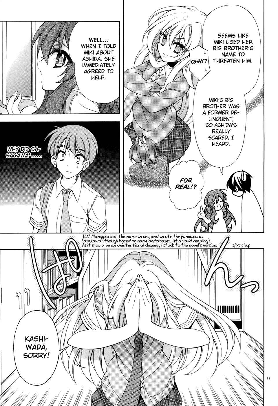 Page 11 Chapter 11 Omae o Otaku ni Shiteyaru kara, Ore o Riajuu ni Shitekure!