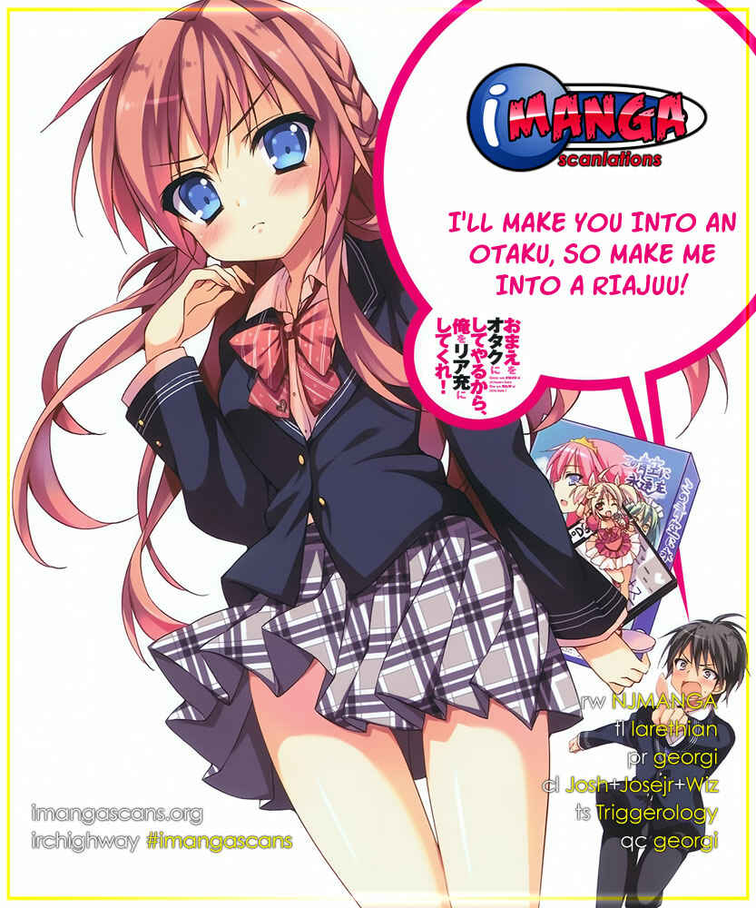Page 1 Chapter 9 Omae o Otaku ni Shiteyaru kara, Ore o Riajuu ni Shitekure!