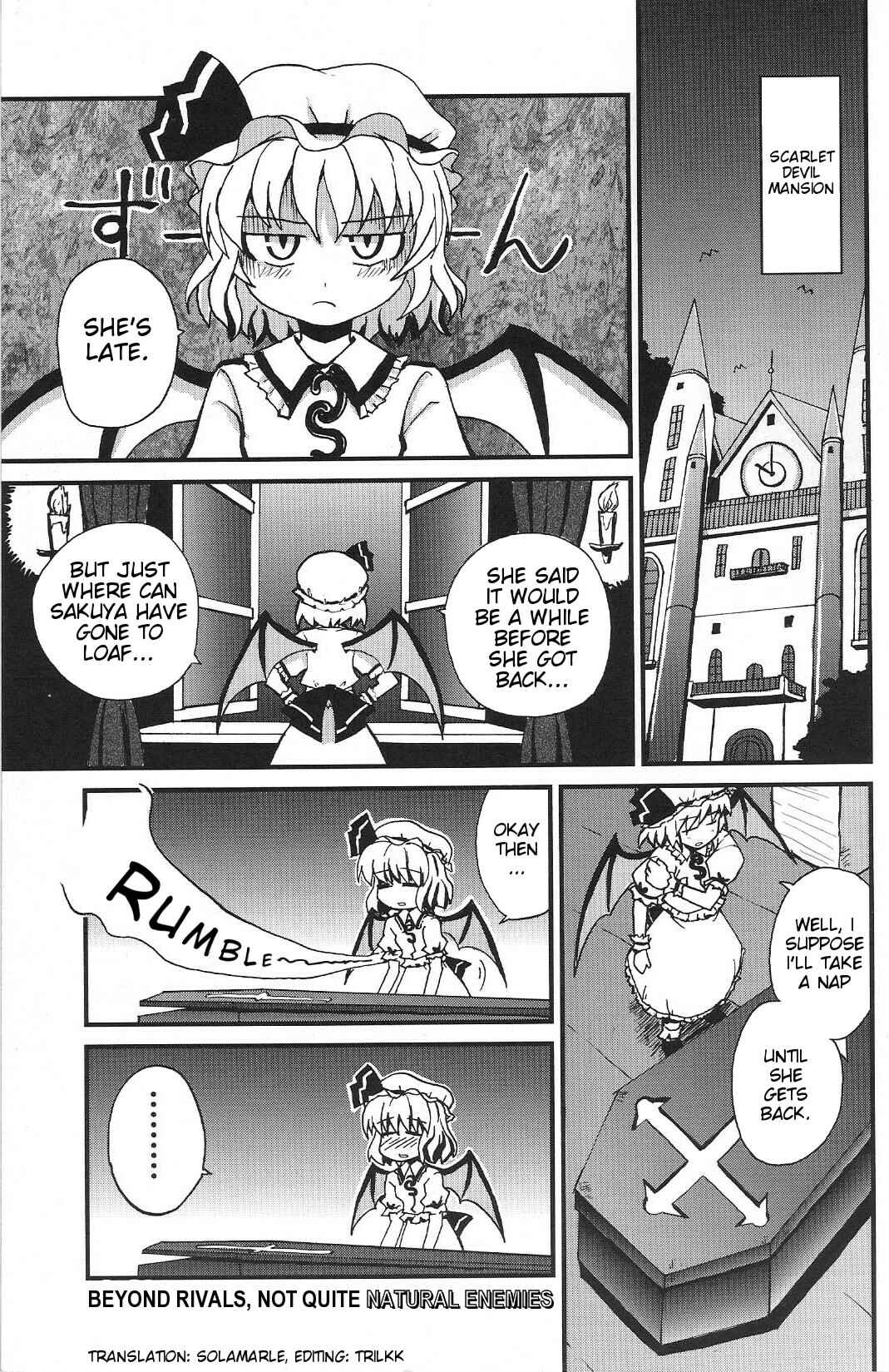 Page 1 Chapter 6 Touhou Bunkachou ~ Bohemian Archive in Japanese Red.