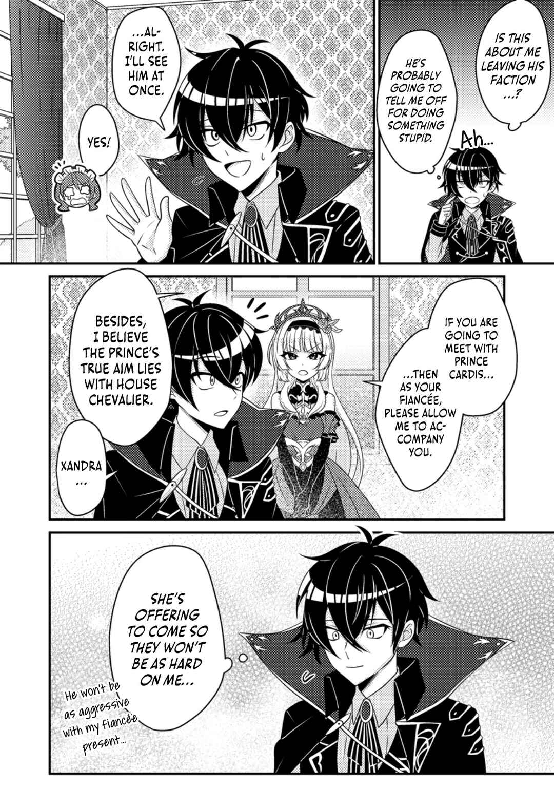 Page 23 Chapter 9 Munou no Akudou Ouji wa Ikinokoritai ~Renai RPG no Akuyaku Mob ni Tensei Shita kedo, Gensaku Mushi shite Saikyou wo Mezasu~