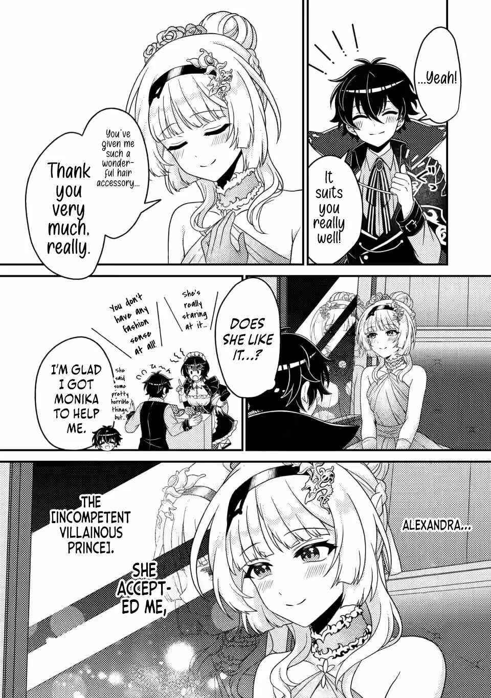 Page 7 Chapter 5.2 Munou no Akudou Ouji wa Ikinokoritai ~Renai RPG no Akuyaku Mob ni Tensei Shita kedo, Gensaku Mushi shite Saikyou wo Mezasu~