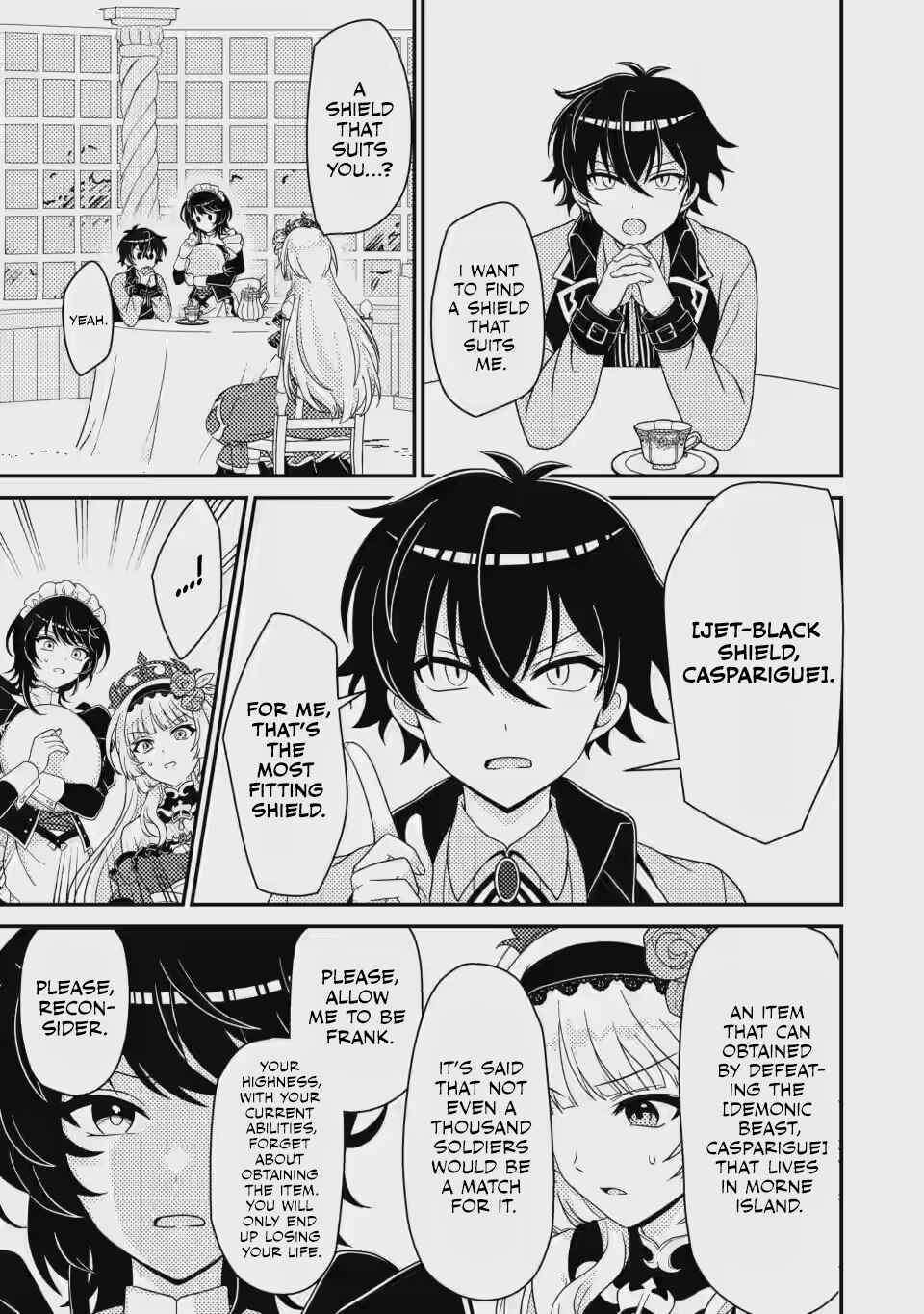 Page 22 Chapter 3 Munou no Akudou Ouji wa Ikinokoritai ~Renai RPG no Akuyaku Mob ni Tensei Shita kedo, Gensaku Mushi shite Saikyou wo Mezasu~