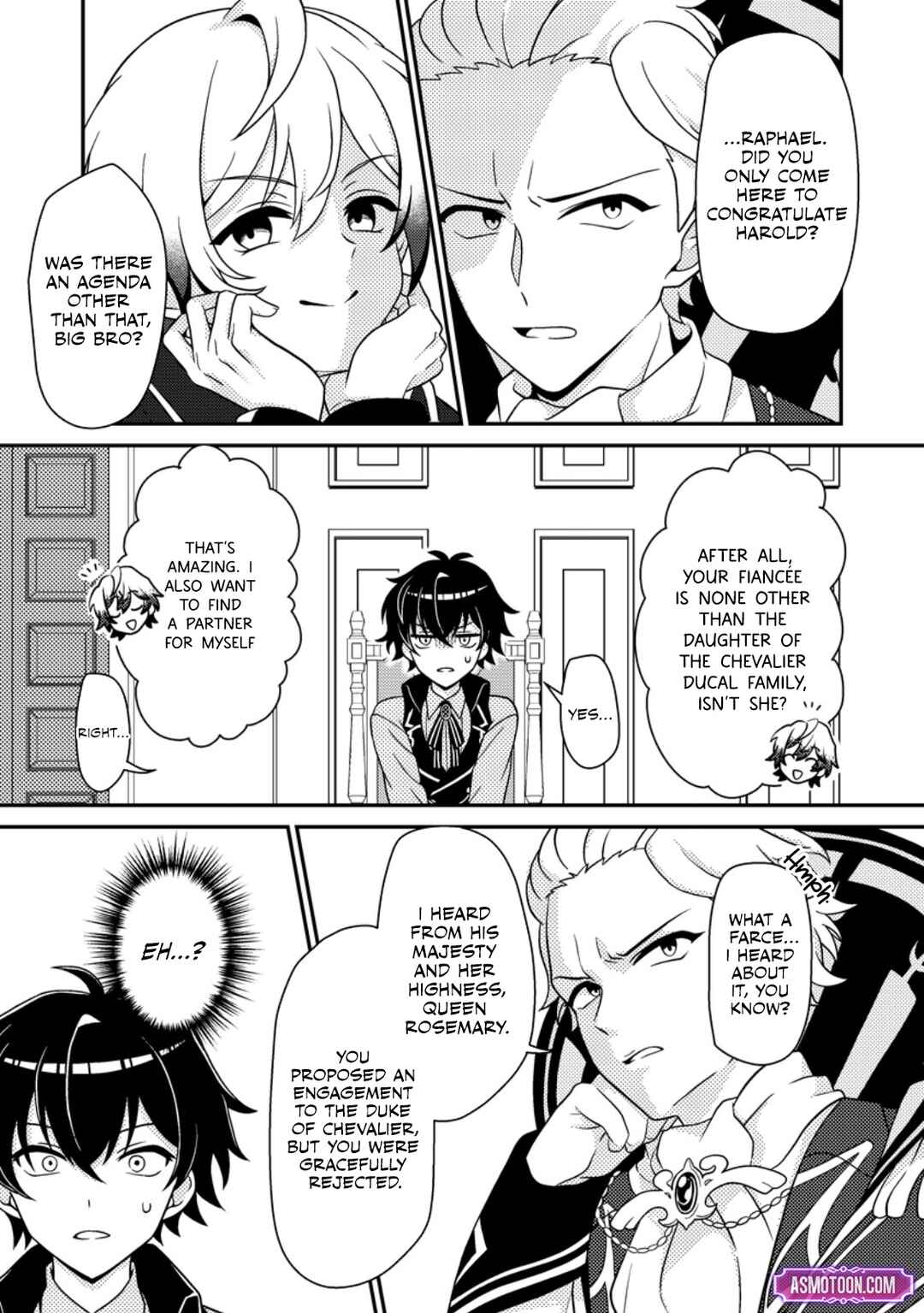 Page 6 Chapter 3 Munou no Akudou Ouji wa Ikinokoritai ~Renai RPG no Akuyaku Mob ni Tensei Shita kedo, Gensaku Mushi shite Saikyou wo Mezasu~