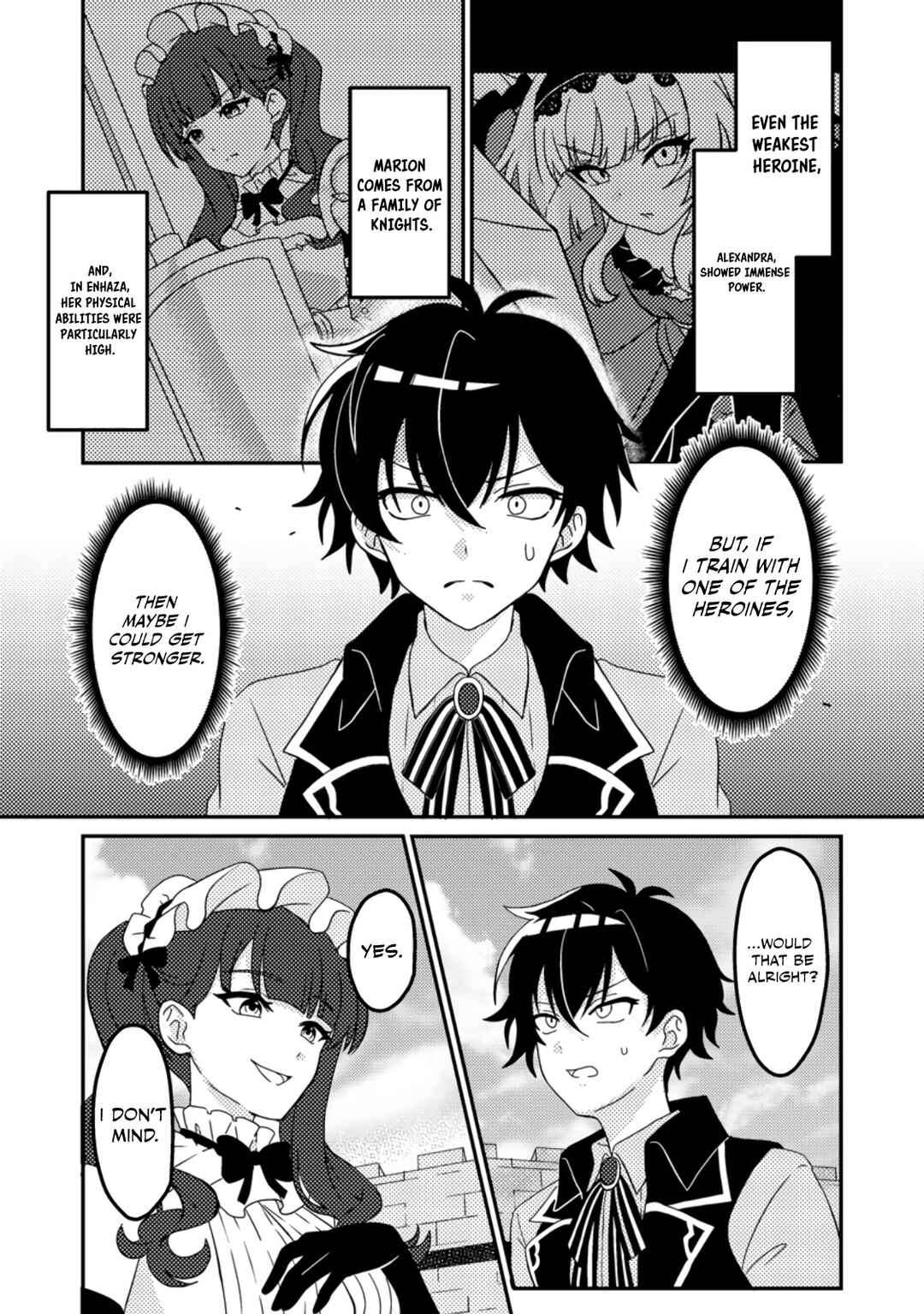 Page 10 Chapter 2 Munou no Akudou Ouji wa Ikinokoritai ~Renai RPG no Akuyaku Mob ni Tensei Shita kedo, Gensaku Mushi shite Saikyou wo Mezasu~