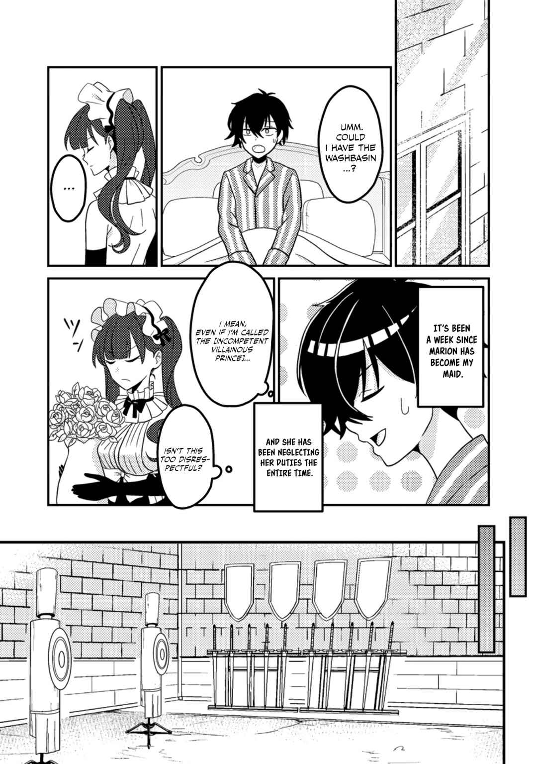 Page 6 Chapter 2 Munou no Akudou Ouji wa Ikinokoritai ~Renai RPG no Akuyaku Mob ni Tensei Shita kedo, Gensaku Mushi shite Saikyou wo Mezasu~