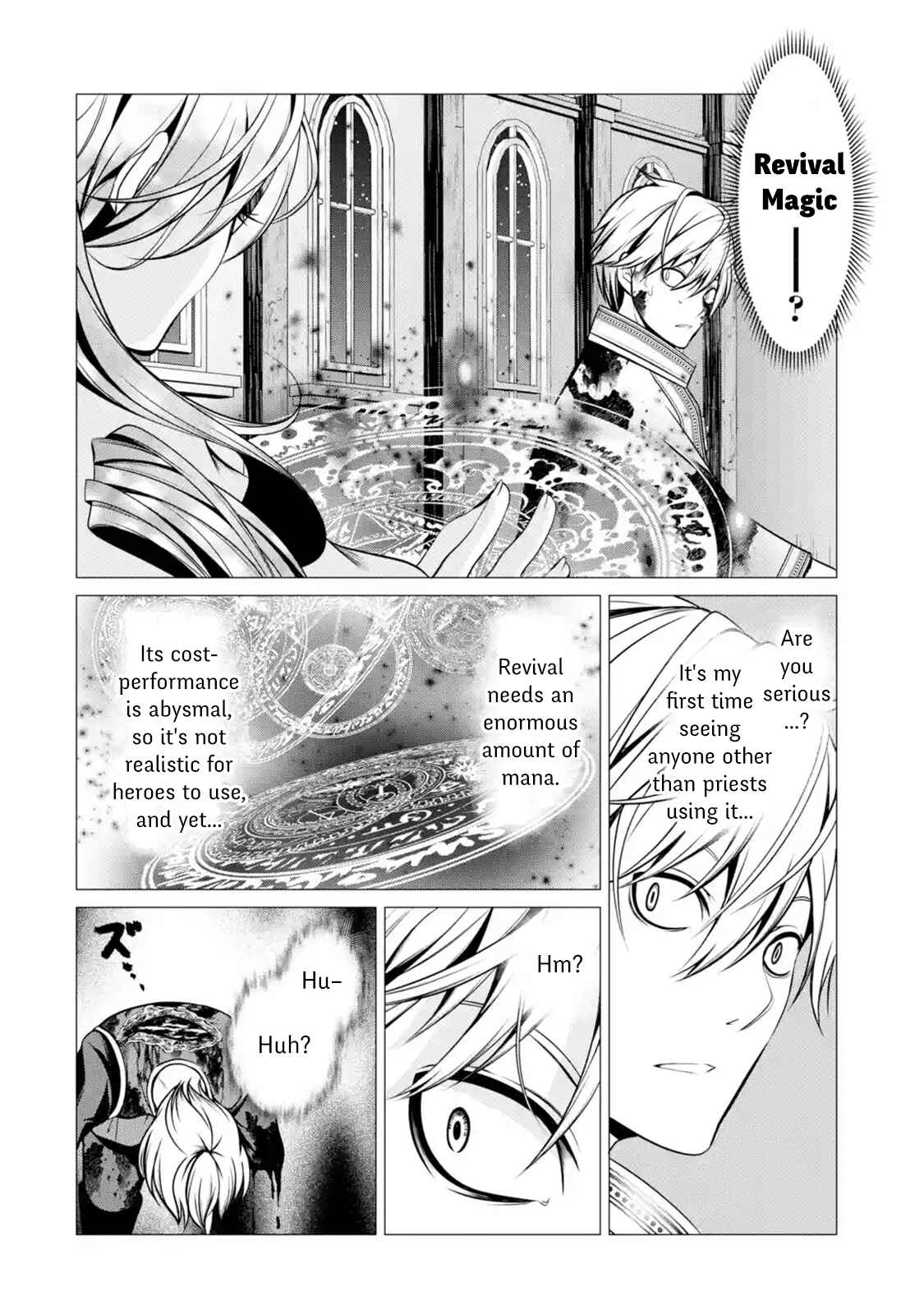 Page 8 Chapter 3.1 Im Working at the Church as a Priest, but I Want to Be Cut Some Slack from the Mutilated Bodies of the Heroes that Keep Getting Sent to Me