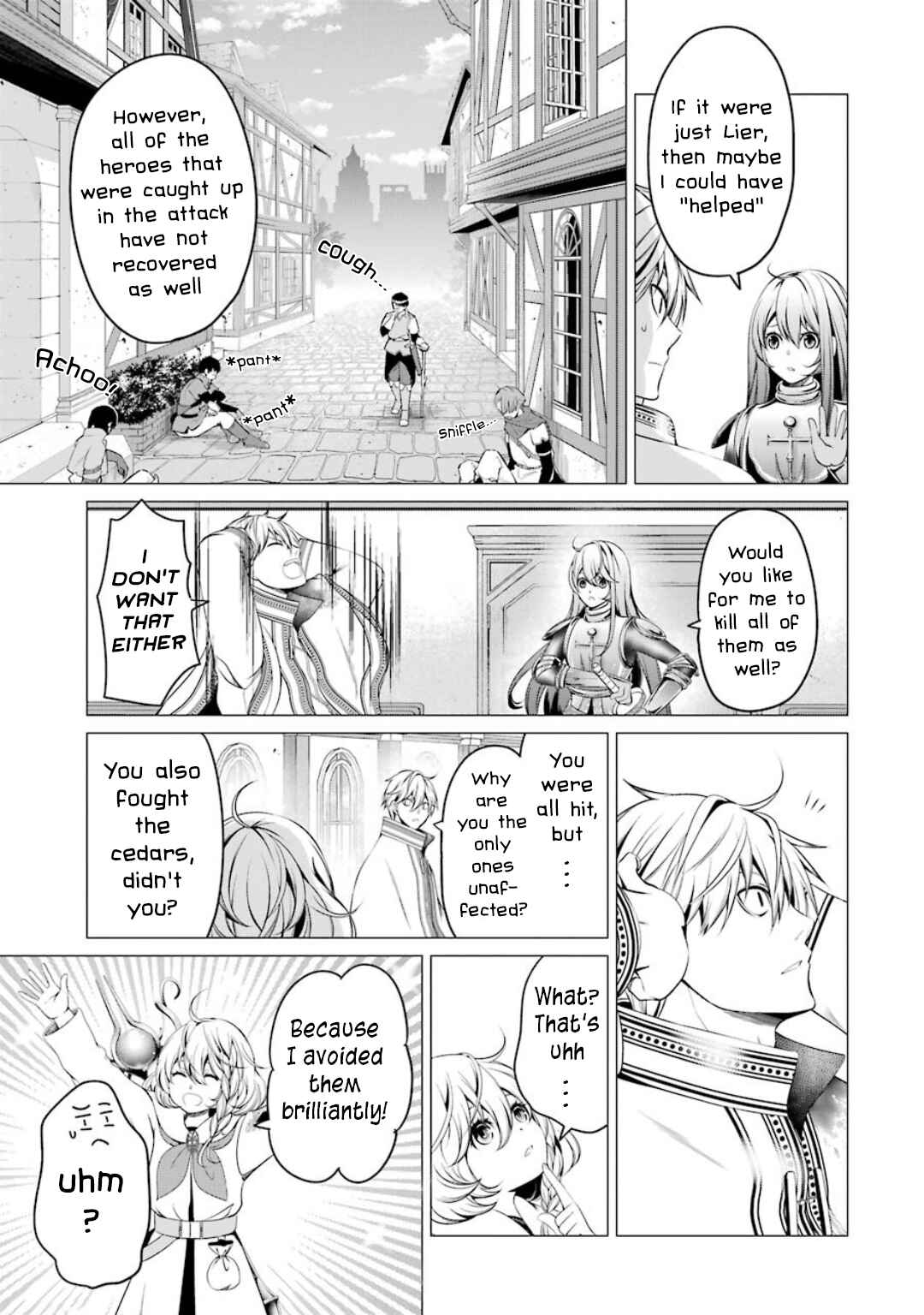Page 11 Chapter 6 Im Working at the Church as a Priest, but I Want to Be Cut Some Slack from the Mutilated Bodies of the Heroes that Keep Getting Sent to Me