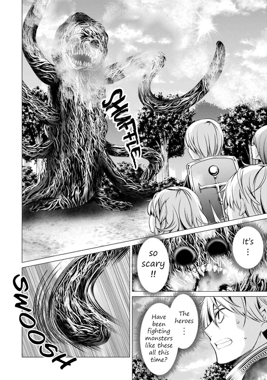 Page 18 Chapter 6 Im Working at the Church as a Priest, but I Want to Be Cut Some Slack from the Mutilated Bodies of the Heroes that Keep Getting Sent to Me