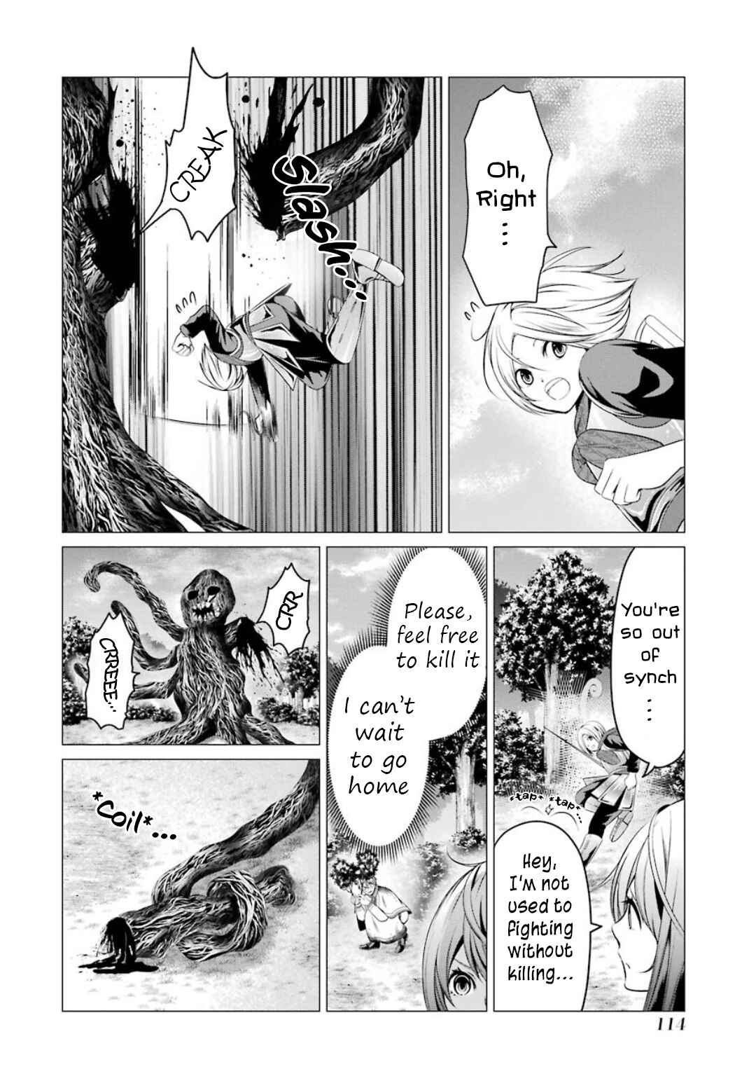 Page 20 Chapter 6 Im Working at the Church as a Priest, but I Want to Be Cut Some Slack from the Mutilated Bodies of the Heroes that Keep Getting Sent to Me
