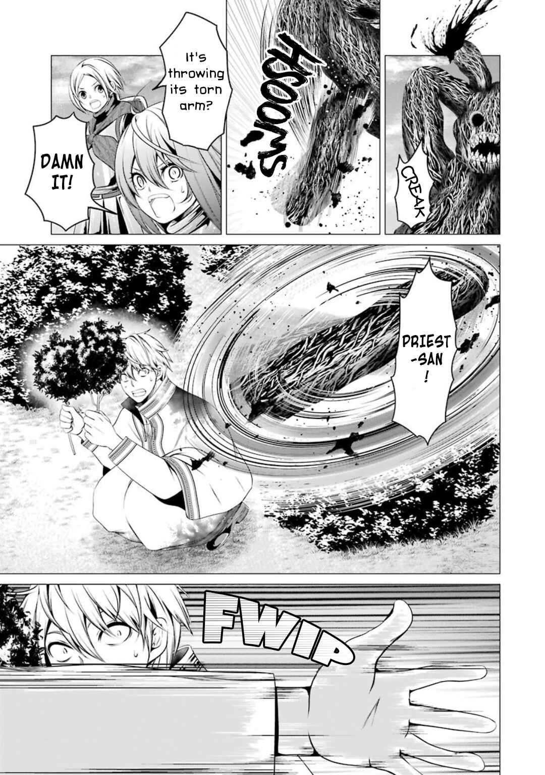 Page 21 Chapter 6 Im Working at the Church as a Priest, but I Want to Be Cut Some Slack from the Mutilated Bodies of the Heroes that Keep Getting Sent to Me