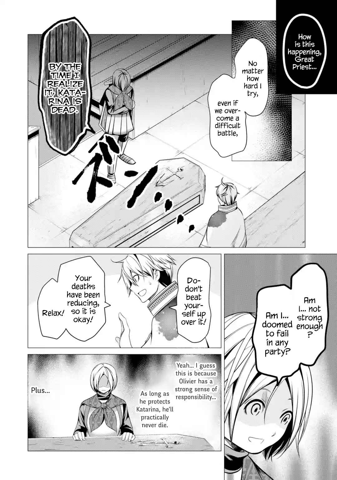 Page 8 Chapter 2.3 Im Working at the Church as a Priest, but I Want to Be Cut Some Slack from the Mutilated Bodies of the Heroes that Keep Getting Sent to Me