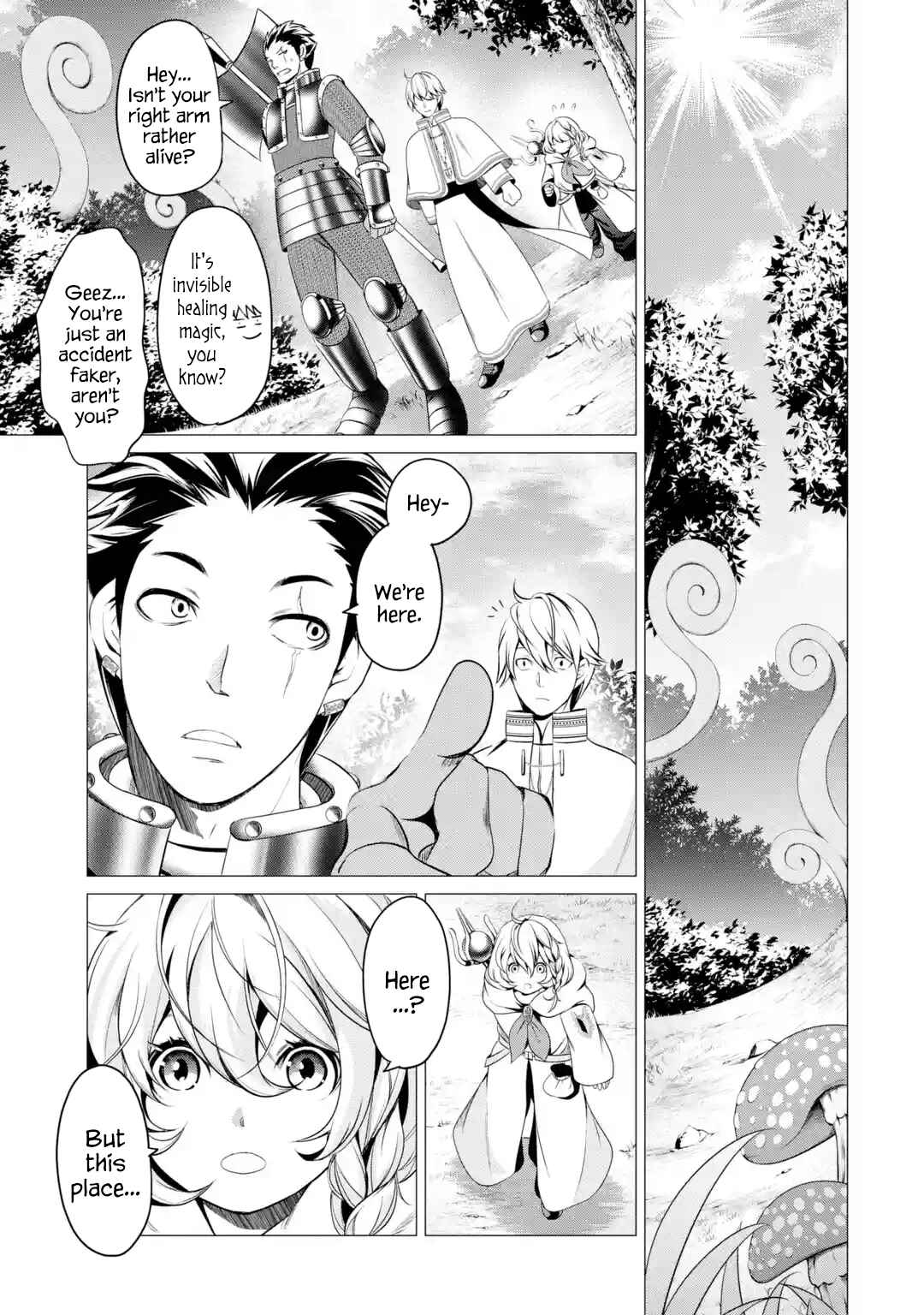 Page 1 Chapter 1.3 Im Working at the Church as a Priest, but I Want to Be Cut Some Slack from the Mutilated Bodies of the Heroes that Keep Getting Sent to Me