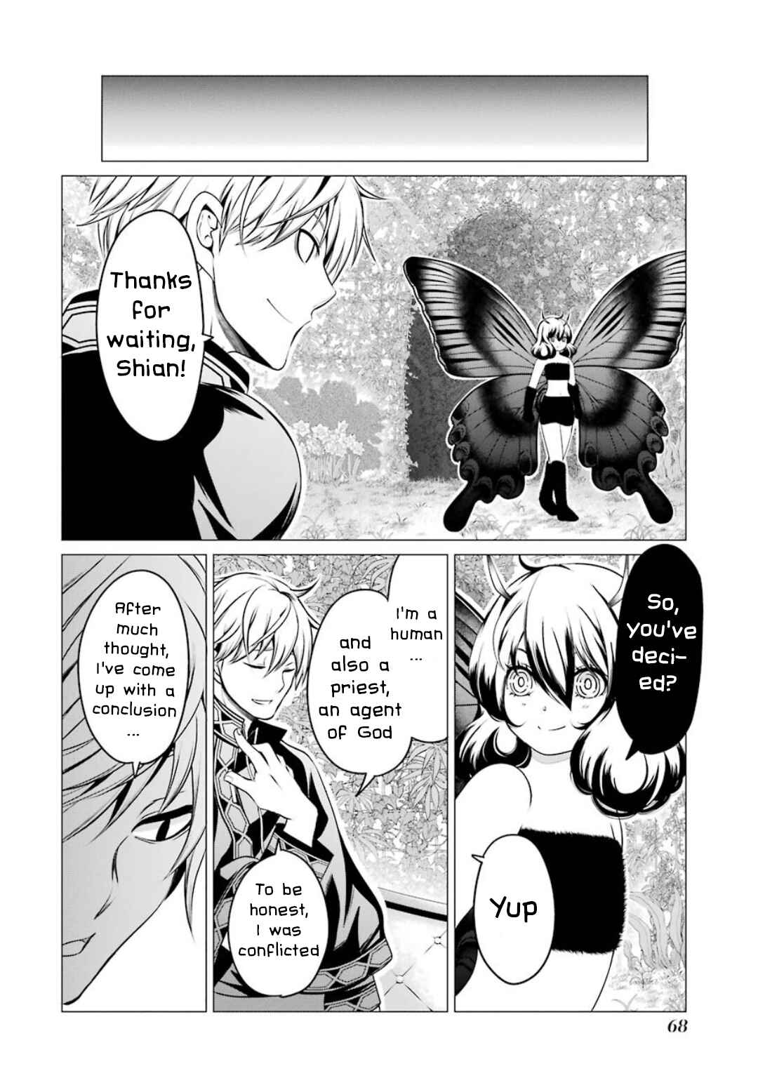 Page 20 Chapter 5 Im Working at the Church as a Priest, but I Want to Be Cut Some Slack from the Mutilated Bodies of the Heroes that Keep Getting Sent to Me
